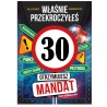 798287 KARNET KARTKA URODZINY 30 MANDAT ARMIN STYLE