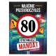 798386 KARNET KARTKA URODZINY 80 MANDAT ARMIN STYLE