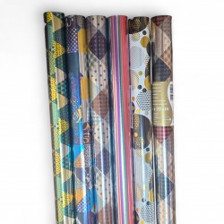 042025 PAPIER PREZENTOWY OZDOBNY MIX WZORÓW 200x70 POLMAK