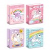 462702 WK TOREBKA TORBA PREZENTOWA JEDNOROŻCE MIX WZORÓW 32x26x20 cm