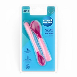 885370 CANPOL BABIES ZESTAW MAGICZNYCH ŁYŻEK ZMIENIAJĄCYCH KOLOR 2 SZT