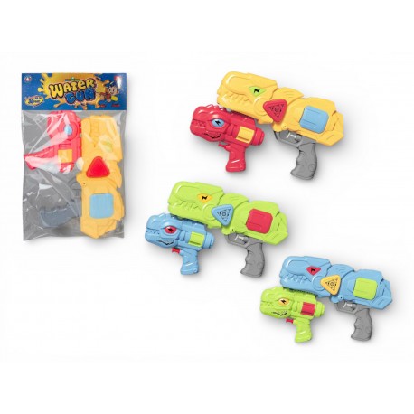 495002 PISTOLET NA WODĘ 37 cm PODWÓJNY DINO PISTOLET BROŃ WODNA SIKAWKA GAZELO