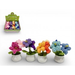 488875 OZDOBA KWIAT MATERIAŁOWY RÓŻA GAZELO