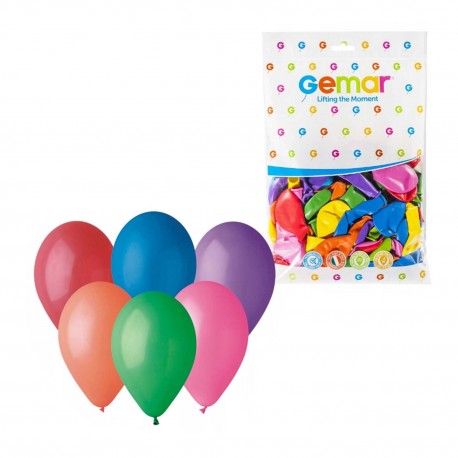 094916 BALONY G90 100 SZT. FIOLETOWE LAWENDOWE PASTELOWE 10" GODAN