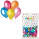118216 BALONY 100 SZT. MIX KOLORÓW METALICZNYCH 12" GODAN