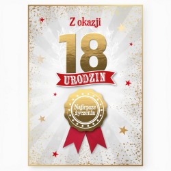 798584 KARNET KARTKA Z OKAZJI 18 URODZIN ARMIN STYLE