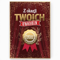 798720KARNET KARTKA Z OKAZJI TWOICH URODZIN ARMIN STYLE