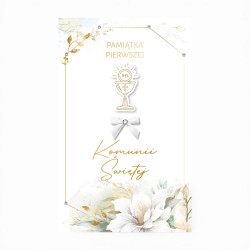 790502 KARNET PAMIĄTKA PIERWSZEJ KOMUNII ŚWIĘTEJ ARMIN STYLE