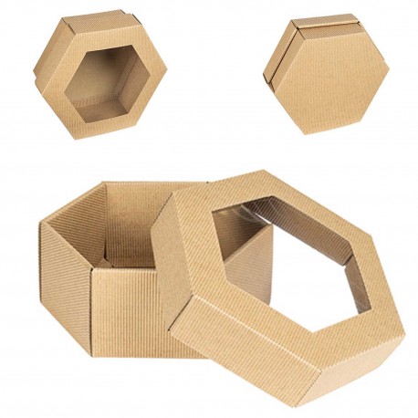 961403 KOSZ PREZENTOWY KRAFT NATURALNY 29 cm PAW S.C.