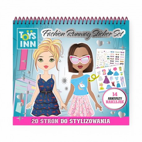 299469 ZESTAW NAKLEJEK FASHION RUNAWAY STICKER SET STNUX