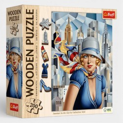 20251 TREFL PUZZLE 200 EL. DREWNIANE LATAO W MIEŚCIE CATHERINE ABEL