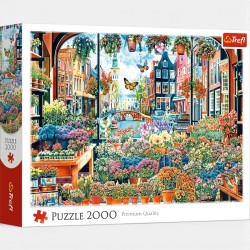 27128 TREFL PUZZLE 2000 el. KWIACIARNIA W AMSTERDAMIE