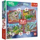 34675 TREFL PUZZLE 4W1 RODZINA TREFLIKÓW