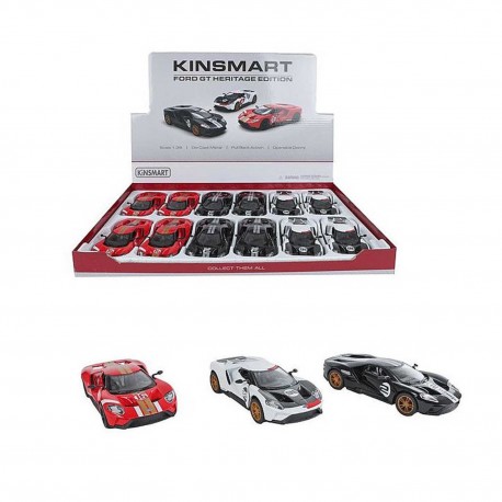 527245 KINSMART AUTO METALOWE FORD GT MIX KOLOR HIPO