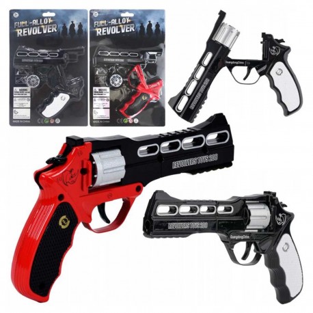 120566 METALOWY PISTOLET NA SPŁONKE KAPISZONY 2 KOLORY TRIFOX