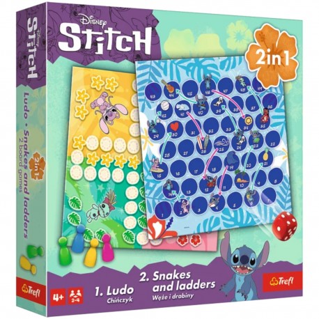 02656 TREFL GRA KLASYCZNA LILO & STITCH 2W1 CHIŃCZYK / WĘŻE I DRABINY