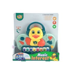 120300 ZABAWKA MUZYCZNA PIANINKO DJ KACZKA ASKATO