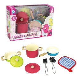 128405 ZESTAW GARNKÓW METALOWYCH 8 EL. NACZYNIA ASKATO