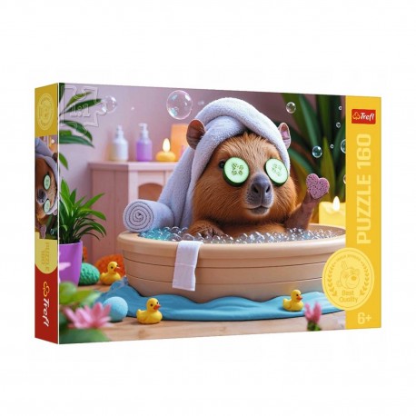 15433 TREFL PUZZLE 160 EL. KAPIBARA W KĄPIELI
