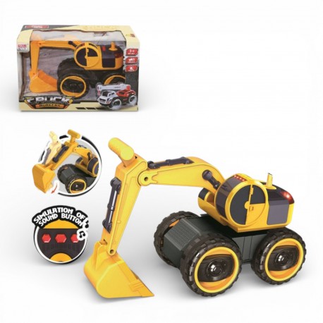 476193 KOPARKA MASZYNA BUDOWLANA ŚWIATŁO DŹWIĘK GAZELO
