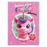 520385 KOLOROWANKA Z NAKLEJKAMI KOLOROWA FRAJDA. JEDNOROŻCE MARTEL