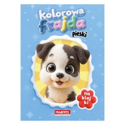 520361 KOLOROWANKA Z NAKLEJKAMI KOLOROWA FRAJDA. PIESKI MARTEL