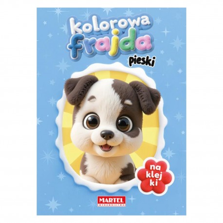 520361 KOLOROWANKA Z NAKLEJKAMI KOLOROWA FRAJDA. PIESKI MARTEL