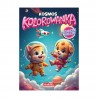 520330 KOLOROWANKA Z NAKLEJKAMI METALICZNYMI KOSMOS MARTEL