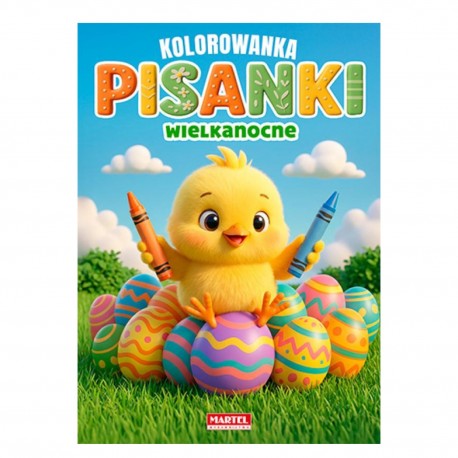520897 KOLOROWANKA PISANKI WIELKANOCNE MARTEL
