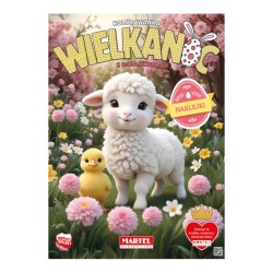 900355 KOLOROWANKA Z NAKLEJKAMI WIELKANOC Z BARANKIEM MARTEL