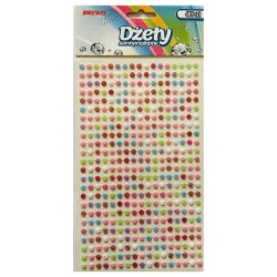 706824 DŻETY SAMOPRZYLEPNE - KWIATY 3MM MIX KOLOROWY 408 szt. BREWIS