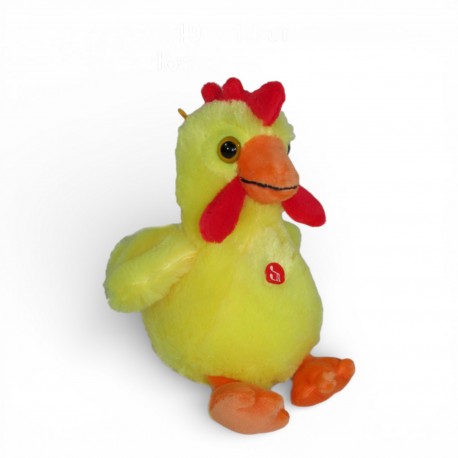 159595 SUN-DAY KURA Z GŁOSEM ZŁOTA 14 CM