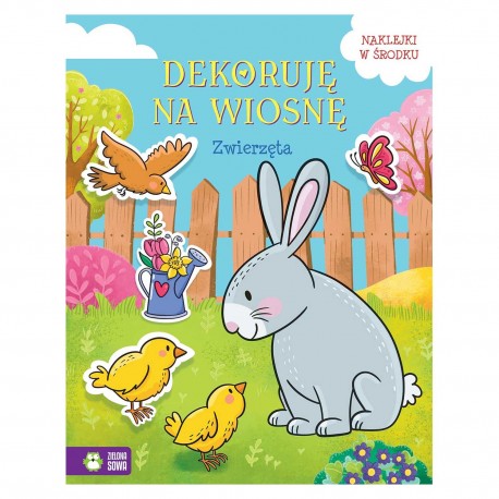 999389 DEKORUJĘ NA WIOSNĘ. ZWIERZĘTA ZIELONA SOWA