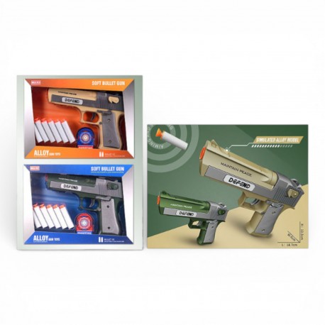 474468 PISTOLET NA POCISKI Z PIANKI BIGTOYS