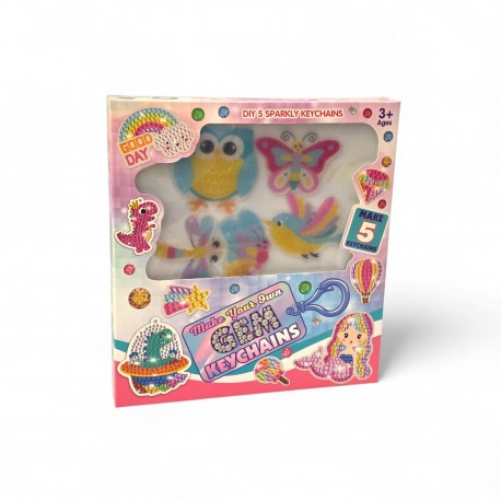 789822 BRELOKI DIY DO OZDAMIANIA DIAMENTAMI 5 SZTUK PEGAZ