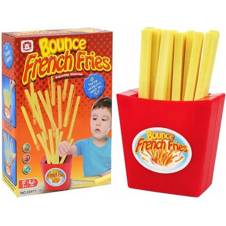 475273 ZRĘCZNOŚCIOWA GRA RODZINNA WYSKAKUJĄCE FRYTKI LATAJĄCE FRENCH FRIES PEGAZ