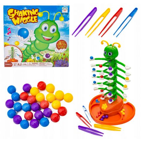 475563 GRA ZRĘCZNOŚCIOWA RODZINNA TAŃCZĄCA STONOGA GĄSIENICA KULKI PEGAZ