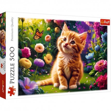 37525 TREFL PUZZLE 500 EL. UROCZY KOTEK
