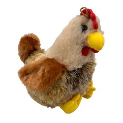 242417 DEEF PLUSZAK PLUSZOWA KURA BRĄZOWA KURCZAK 24 CM