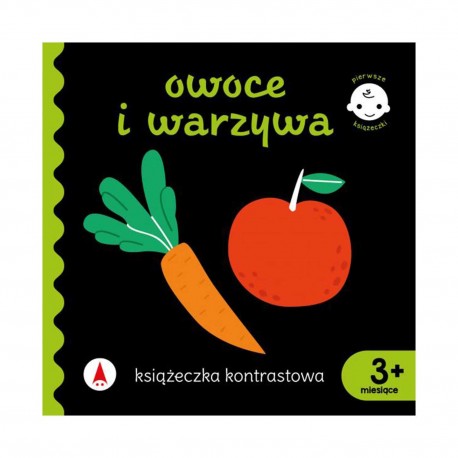 076622 OWOCE I WARZYWA. KSIĄŻECZKA KONTRASTOWA SKRZAT
