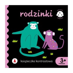 076578 RODZINKI. KSIĄŻECZKA KONTRASTOWA SKRZAT