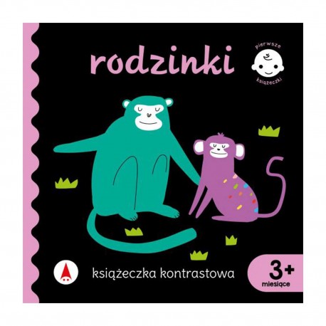 076578 RODZINKI. KSIĄŻECZKA KONTRASTOWA SKRZAT