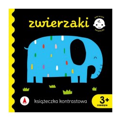 076615 ZWIERZAKI KSIĄŻECZKA KONTRASTOWA SKRZAT
