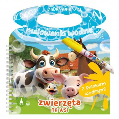 3981062 ZADANKA & MALOWANKI WODNE. ZWIERZĘTA DOMOWE SKRZAT