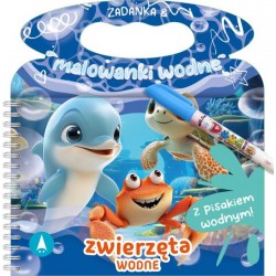 3981062 ZADANKA & MALOWANKI WODNE. ZWIERZĘTA DOMOWE SKRZAT