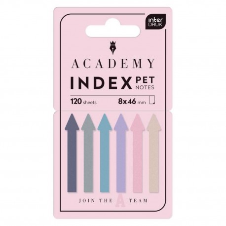 363336 Zakładki indeksujące Pet Academy Pastel 120 SZTUK INTERDRUK