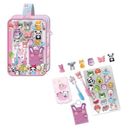 078267 HOT FOCUS DŁUGOPISY ŻELOWE Z BRELOCZ. ZWIERZĄTKA PULIO