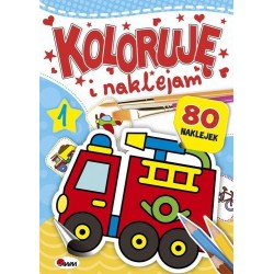 810494 KOLOROWANKA MALOWANKA KOLORUJĘ I NAKLEJAM 1 MOREX