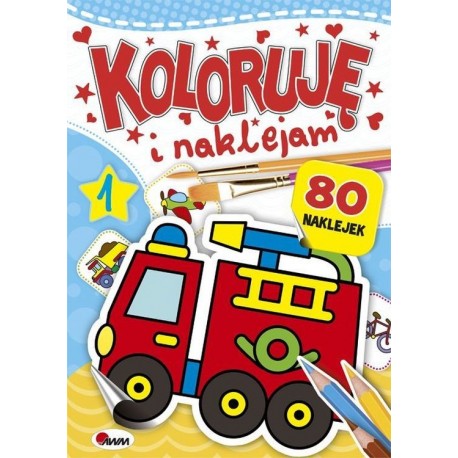 810494 KOLOROWANKA MALOWANKA KOLORUJĘ I NAKLEJAM 1 MOREX