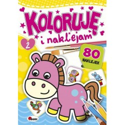 810500 KOLOROWANKA MALOWANKA KOLORUJĘ I NAKLEJAM 2 MOREX